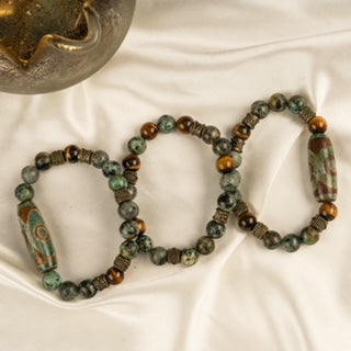 Green Machine Bracelet Trio-African Trio set