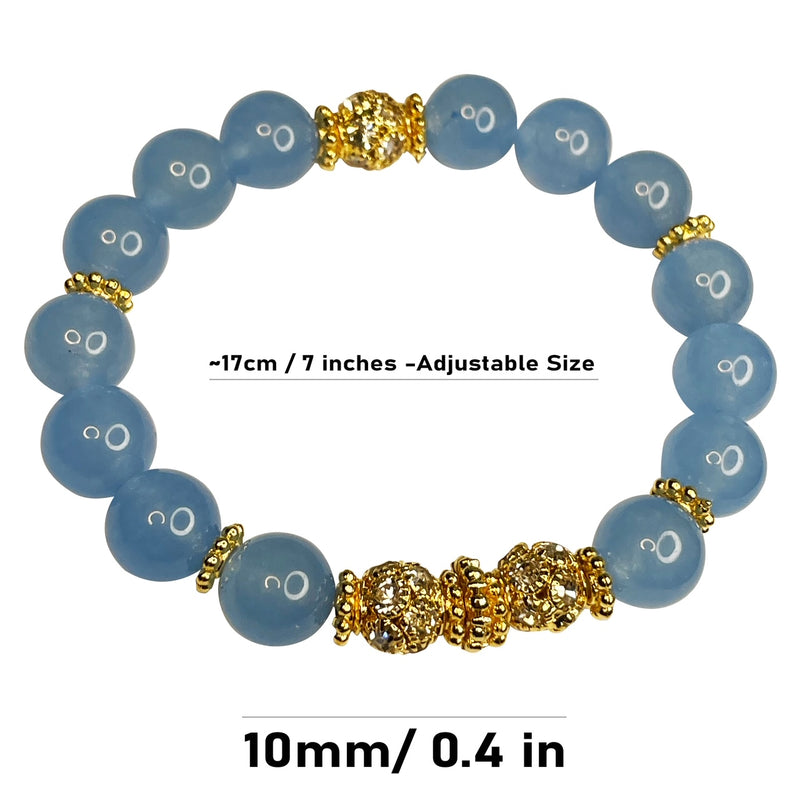 Sky Blue Bling Ladies Bracelet